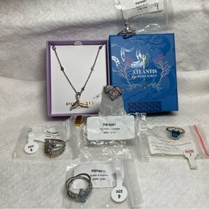 Atlantis Blue and Silver Necklace